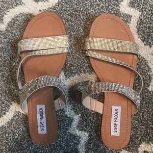 Steve Madden rhinestone flats